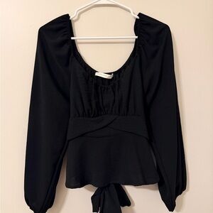 Altar'd State Lola Long Sleeve Crossover Top